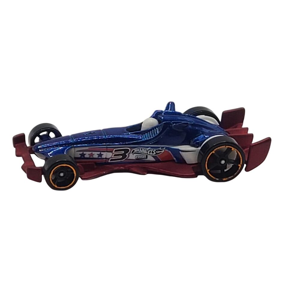 Hot Wheels 2003 Blue F-Racer #3 Made in Malaysia F11